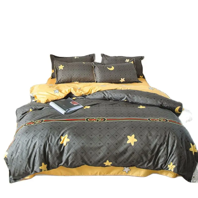 

Drop Shipping Star Luxury Bedding Duvet Cover Bed Sheet Pillowcase Set