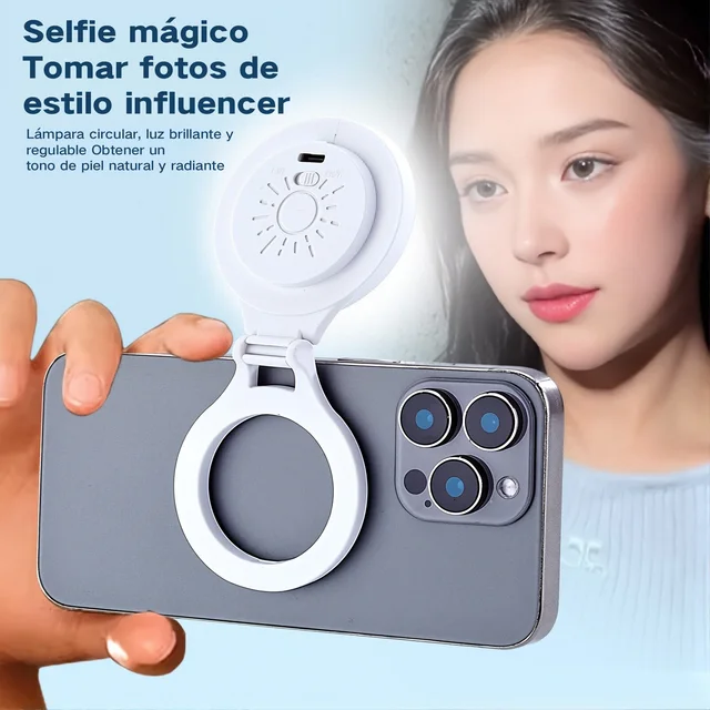 Luz Led magnética para Selfie