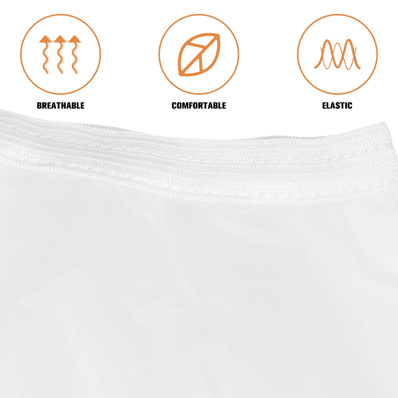 Reusable Diapers 2 Pcs Waterproof Diapers Washable Adult Eva Cover Elastic Covers Leak Elderly Anti-leak Leakproof for Home Nappies Pants