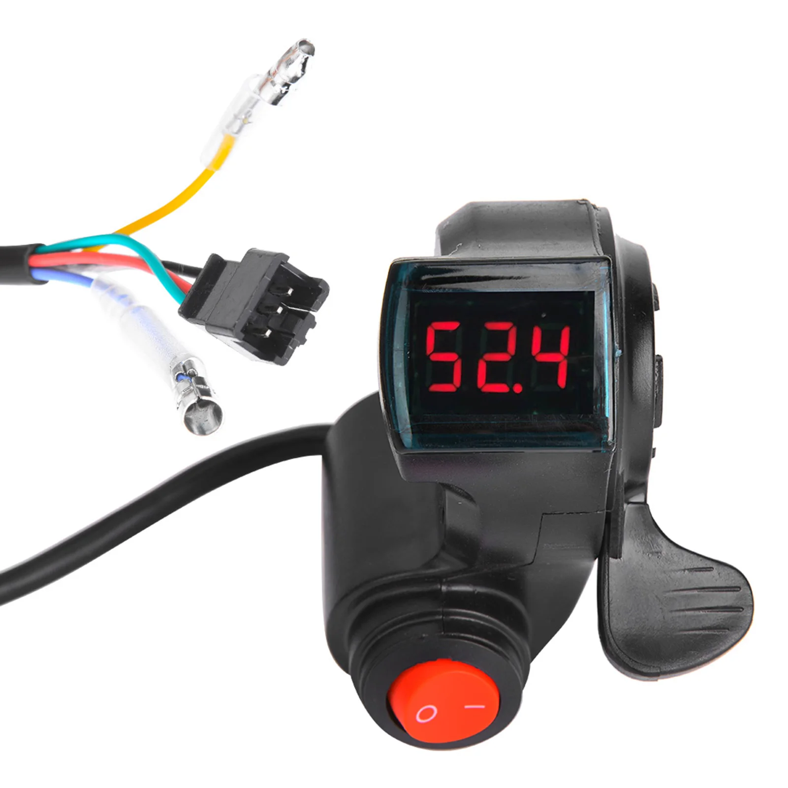 E-Bike Thumb Throttle LCD Display Digital Battery Voltage Power Switch Electric Vehicle Finger DC0.8V-4.2V For S Series E-Bike electric bike throttle,electric bike parts,electric bike display,electric bike switch