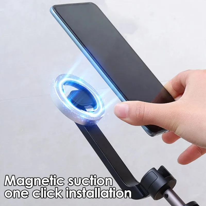 LISCN Magnetic Sticks With Wireless Remote Control Portable Foldable Selfie Stick Tripod Fits IPhone Magsafe_voghion.com