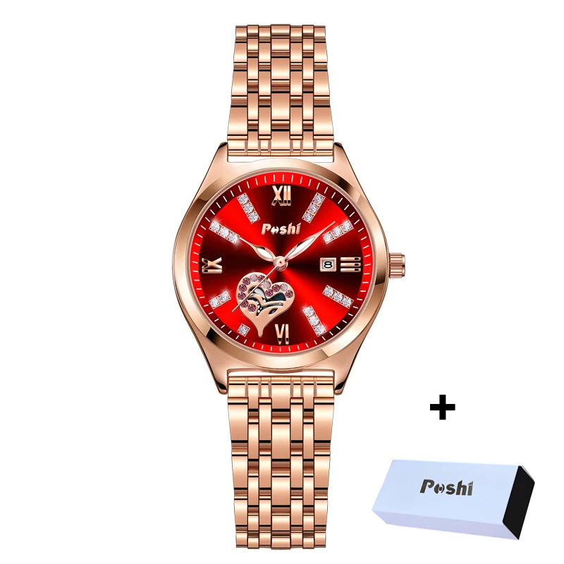 ساعة يد نسائية كوارتز بوشي