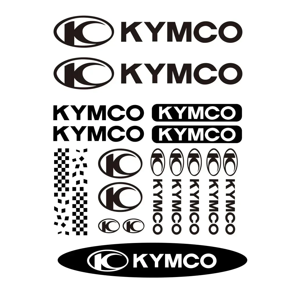 

Автомобильная наклейка, 18 шт. в комплекте, велосипедные наклейки KYMCO, горный велосипед, водонепроницаемое фотоосвещение, ПВХ, 30*22 см
