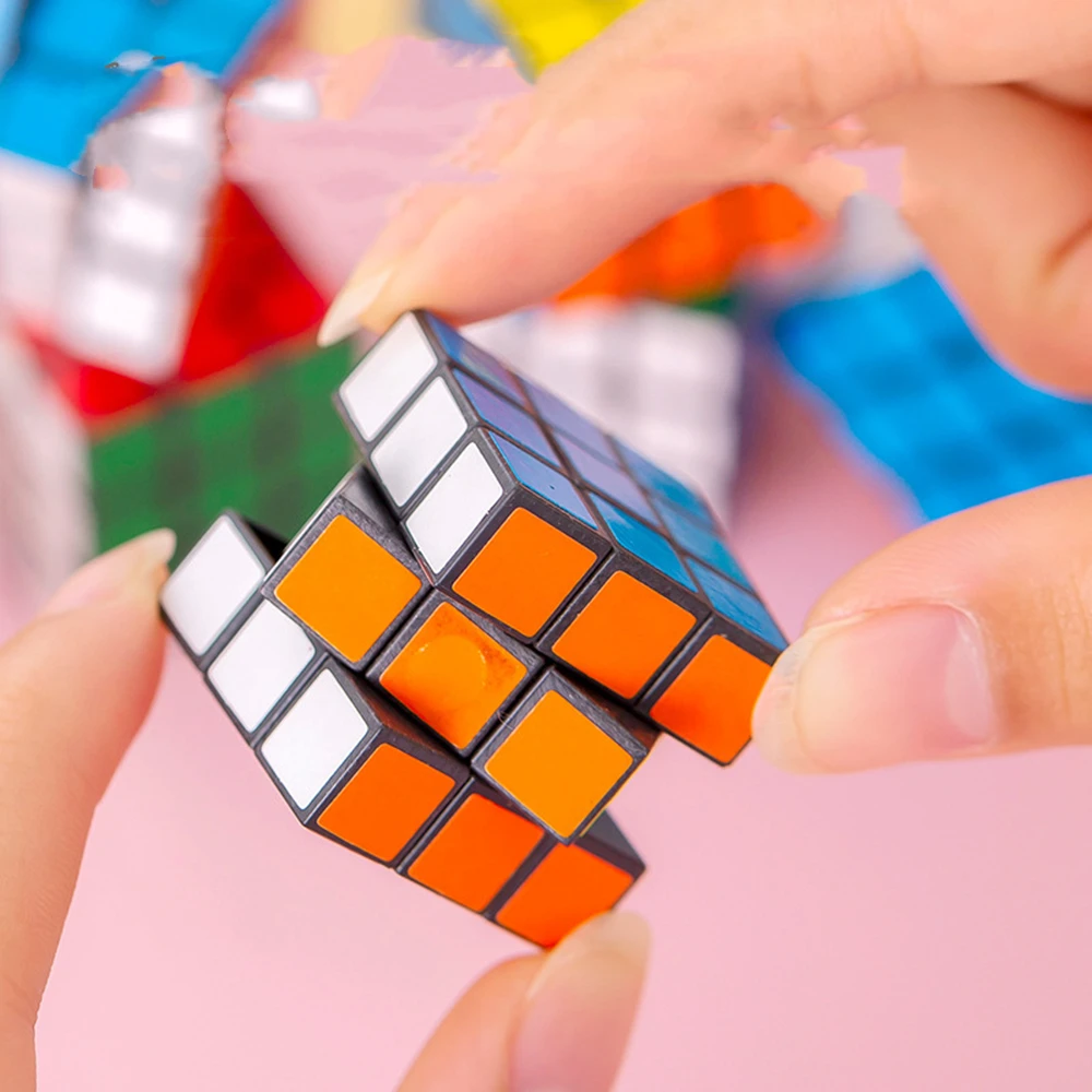 Magic Cube Toys 12Pcs Mini 3cm Children Educational Kindergarten Prize Kids Birthday Party Favors