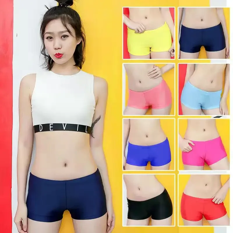 Women Bikini Bottom Tankini Shorts Swim Briefs High Waist Swimwear