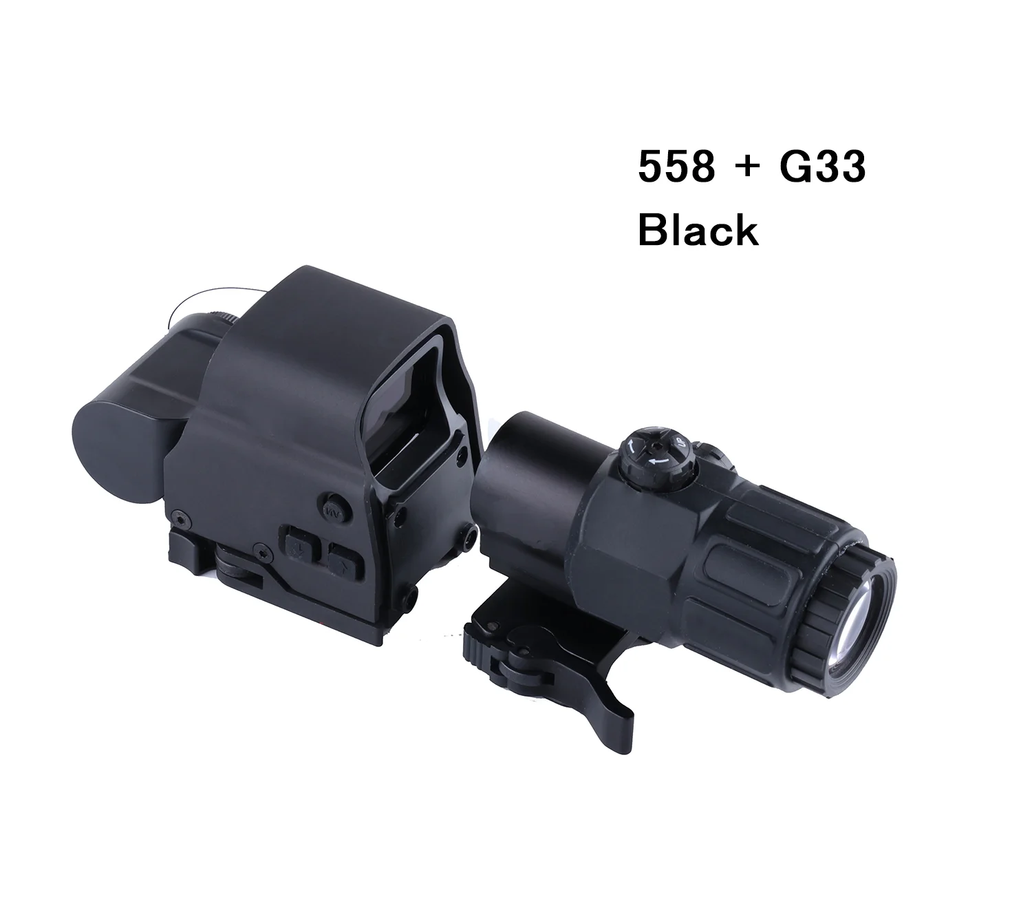 Holographic Red Dot Sight Magnifier G33 3x Magnifier 558 Red Dot