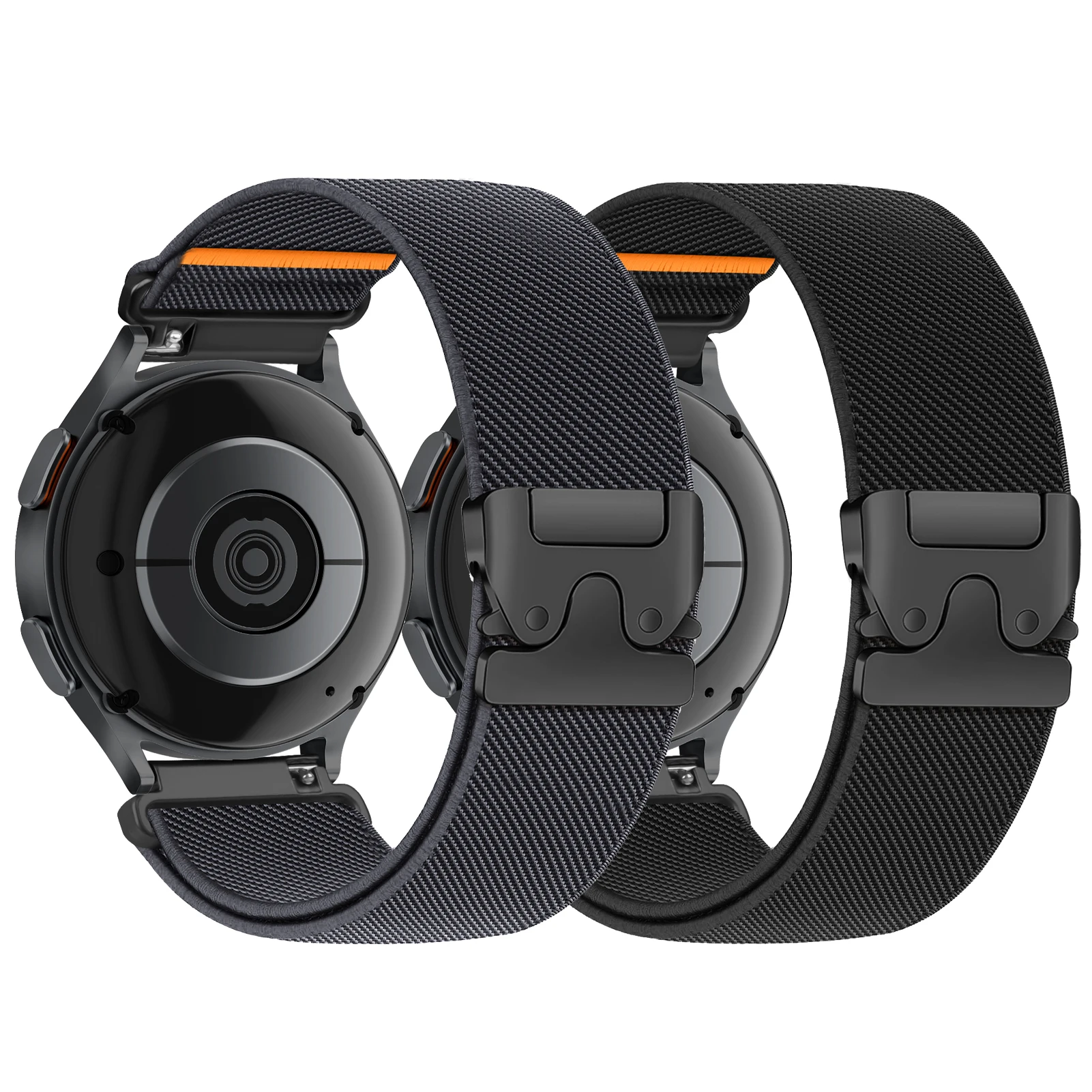 Dual Pack Elastic Parachute Strap - Universal Smartwatch Bracelet Replacement