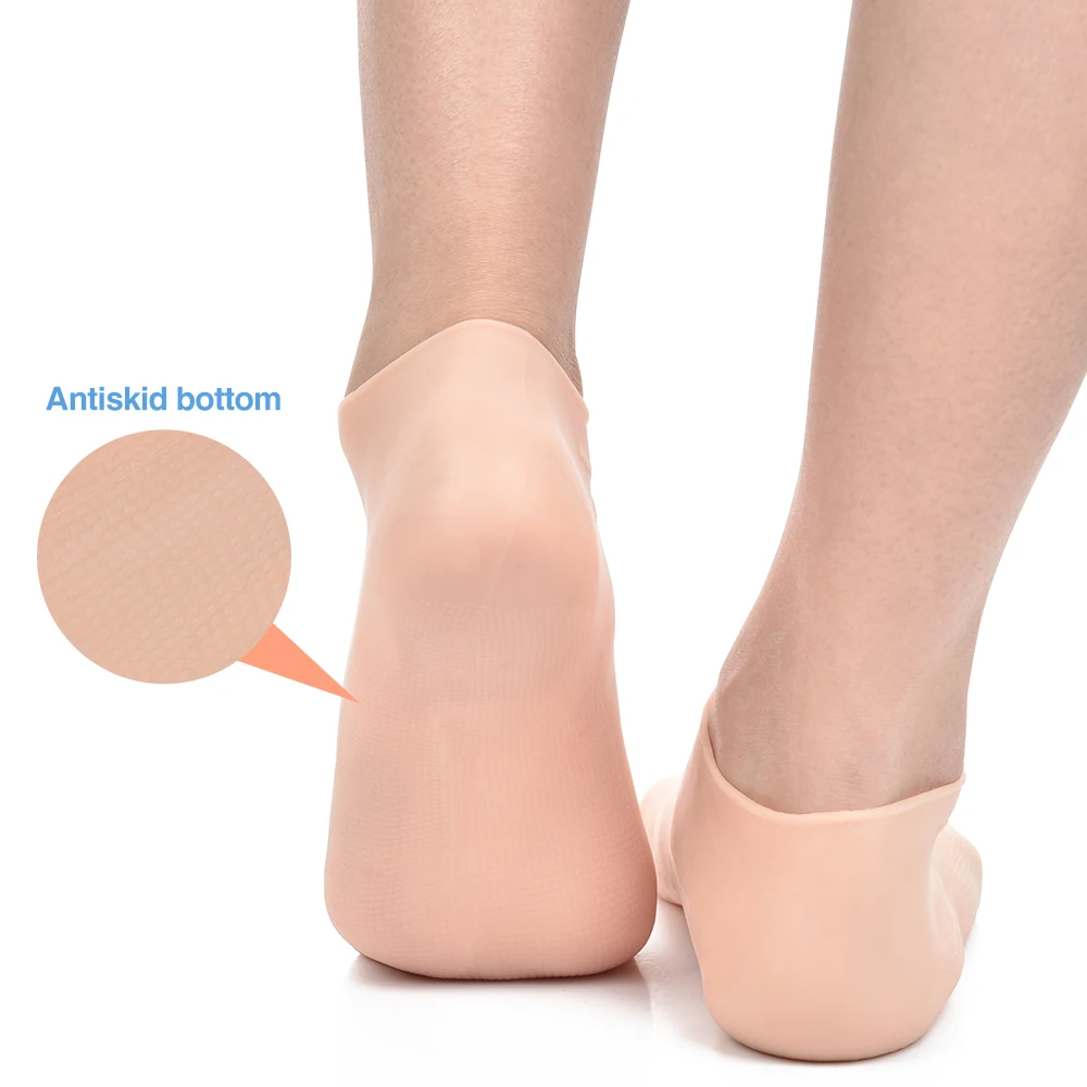 Heel Protection Socks Silicone Moisturizing Gloves Foot Care Socks Treatment Anti Cracking Gel Socks