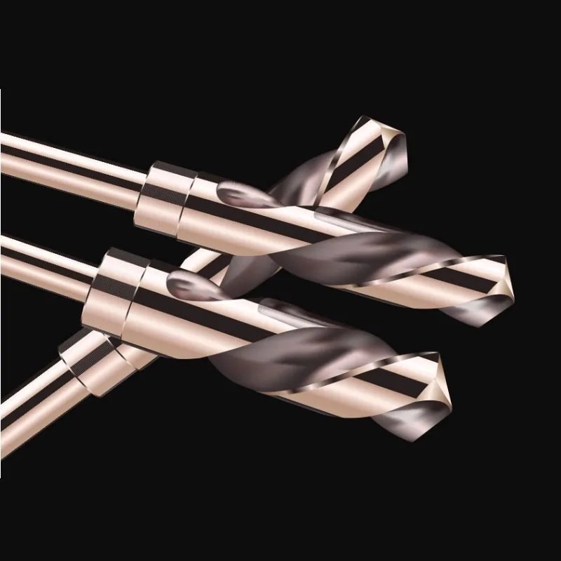 

1/2 equal shank twist bit Small shank drill high speed steel stainless steel reduced shank drill iron aluminum metal bit