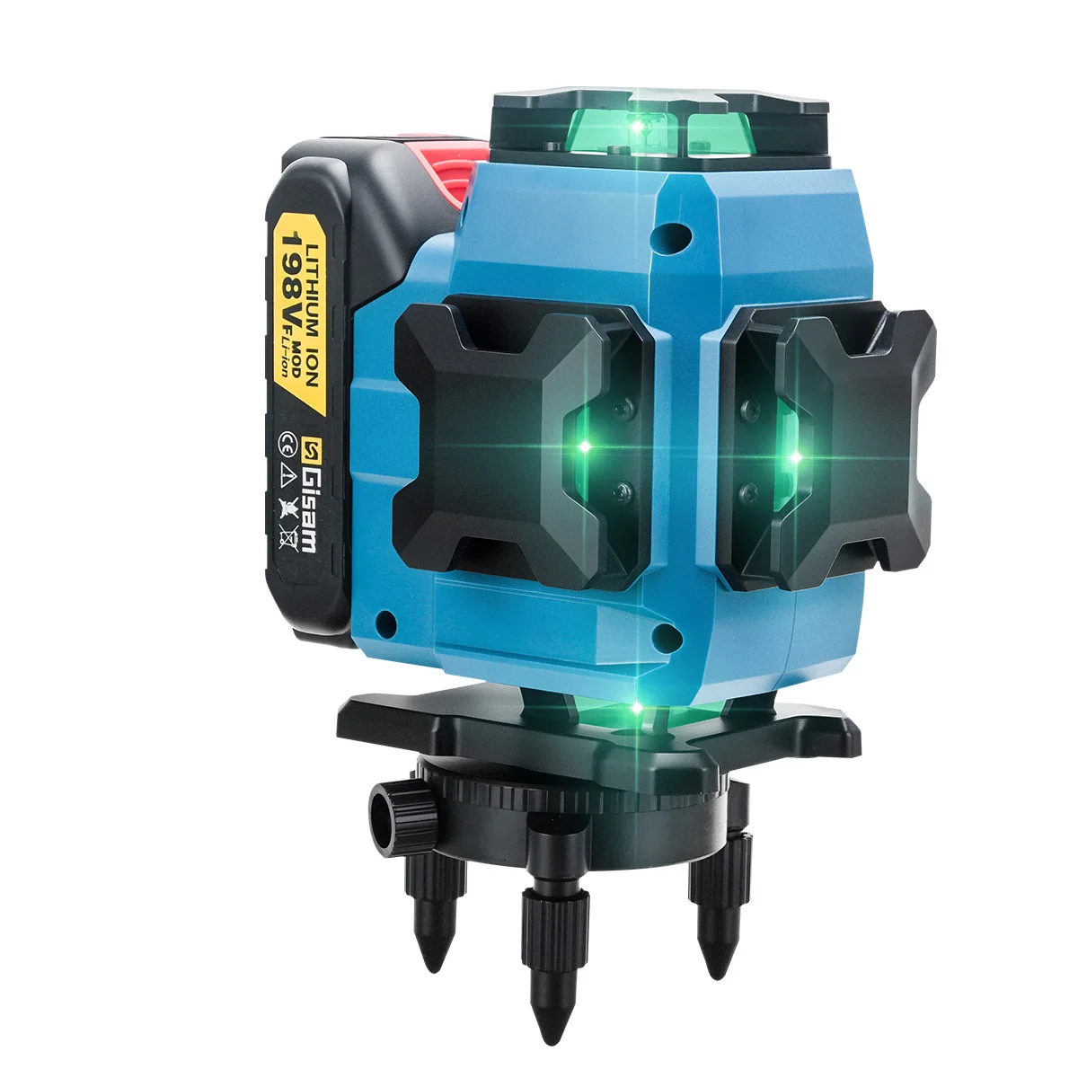16 Lines 4D Laser Laser Level Self-leveling Powerful Green Beam 360 Horizontal a