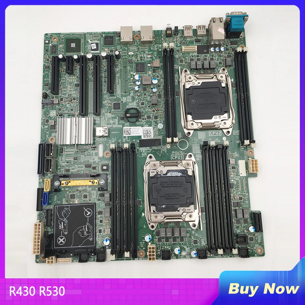 

For DELL R430 R530 Server Motherboard 0HFG24 03XKDV 0CN7X8 0DYFC8 X99