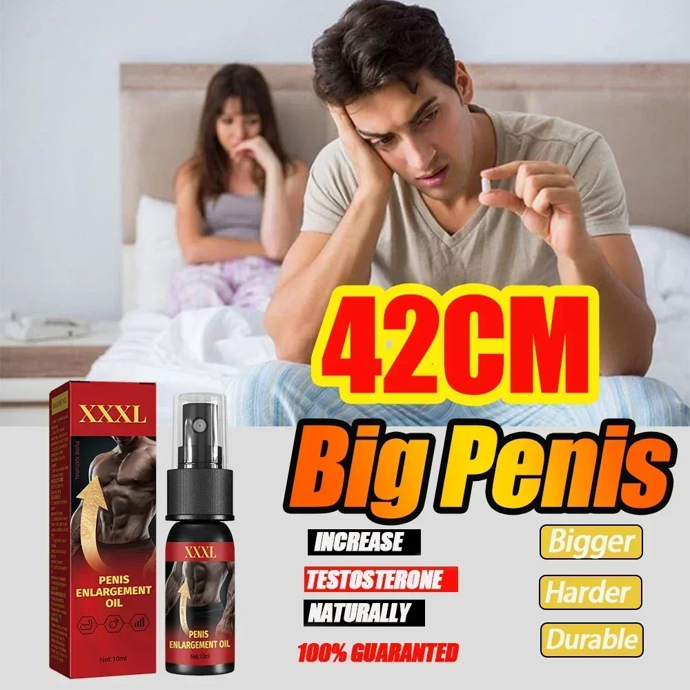 Penis Enlargement Oil sex Spray Permanent Penies Thickening Growth Massage Oil Big Dick Enlarge For Men Cock Increase