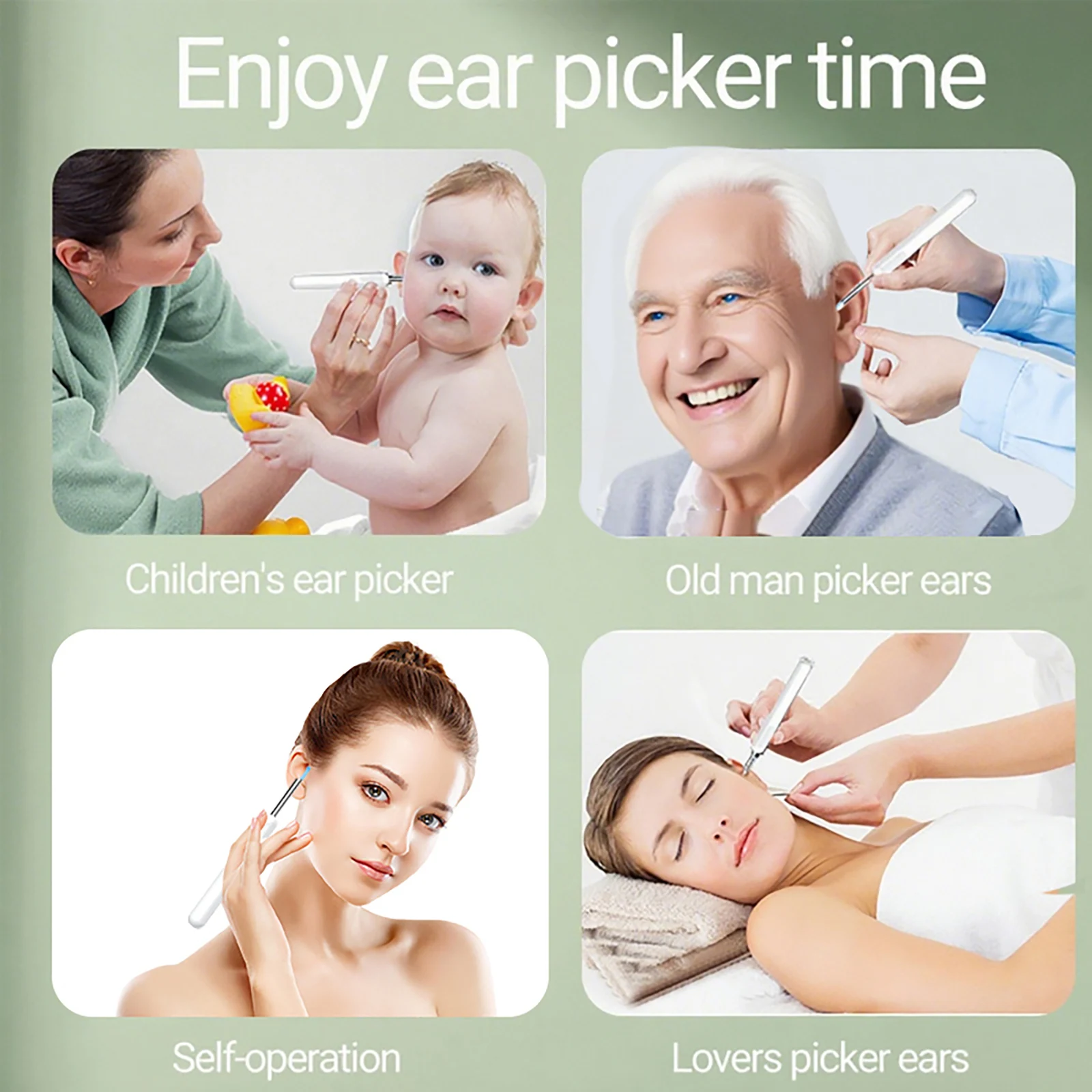 ear cleaning with camera tool