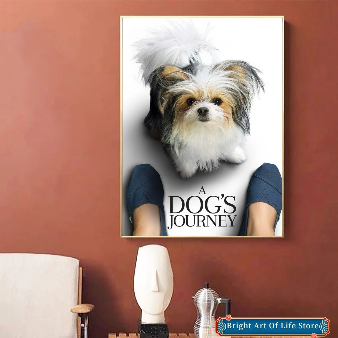 

A Dog's Journey (2019) Movie Poster Art Cover Star Photo Print Apartment Home Decor Wall Painting (No Frame)