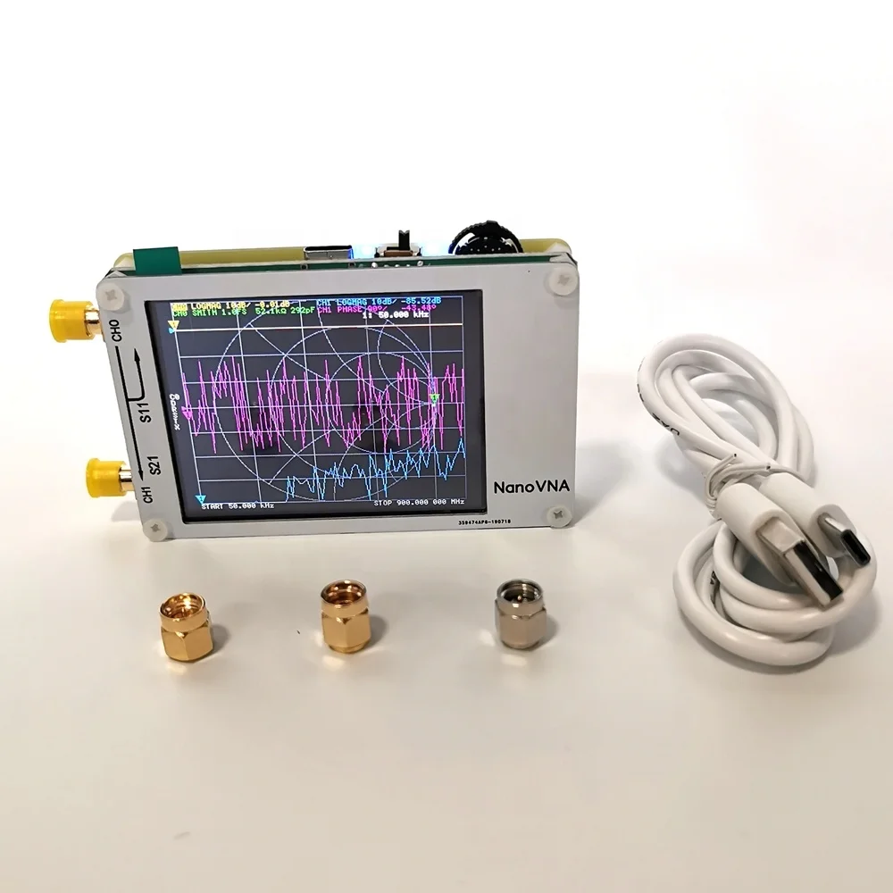 

Original 2.8" Touchscreen 50KHz-900MHz Vector Network Analyzer HF VHF UHF Antenna Analyzer