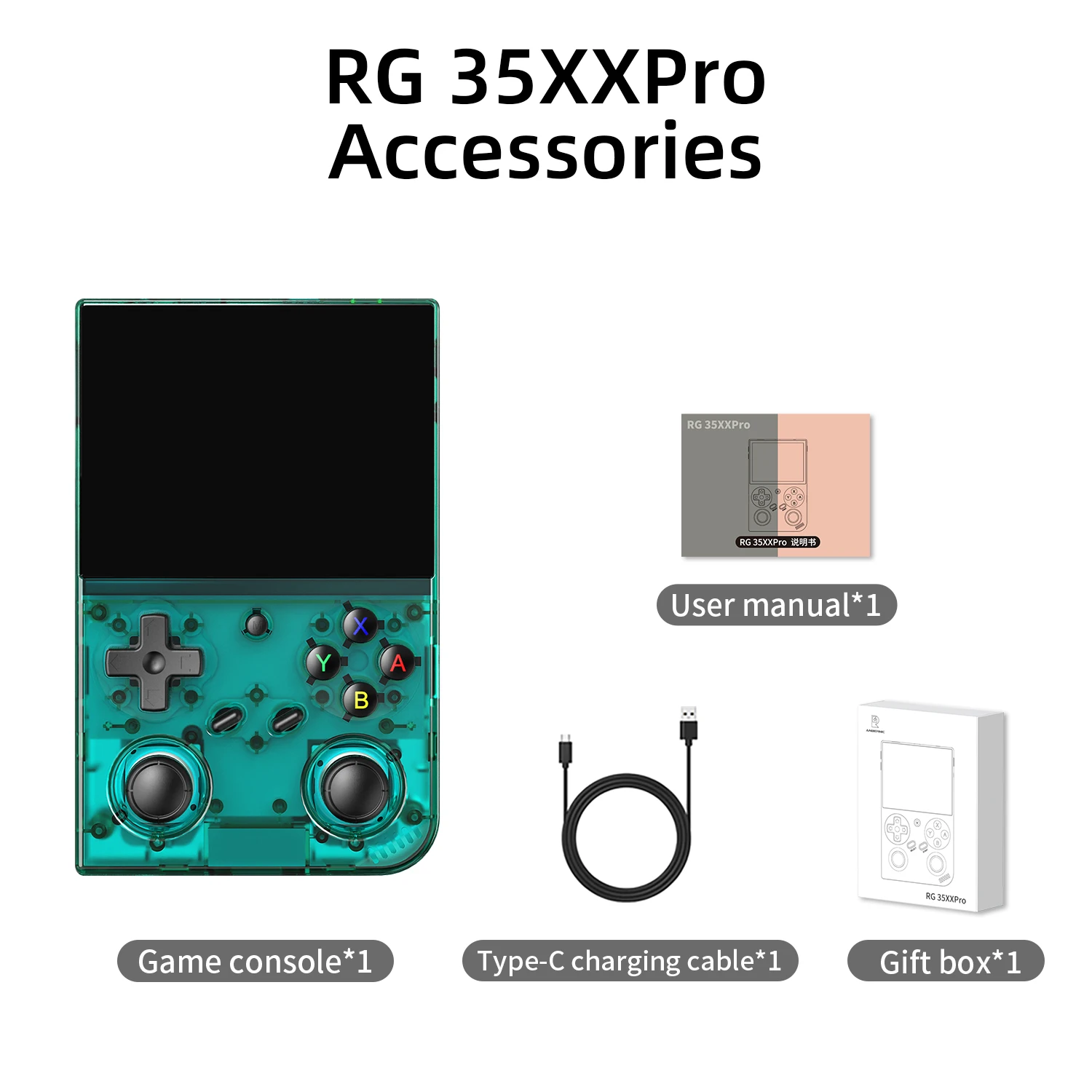 Anbernic Rg35xx Pro Retro Handheld Game Console Linux Os Player_voghion.com