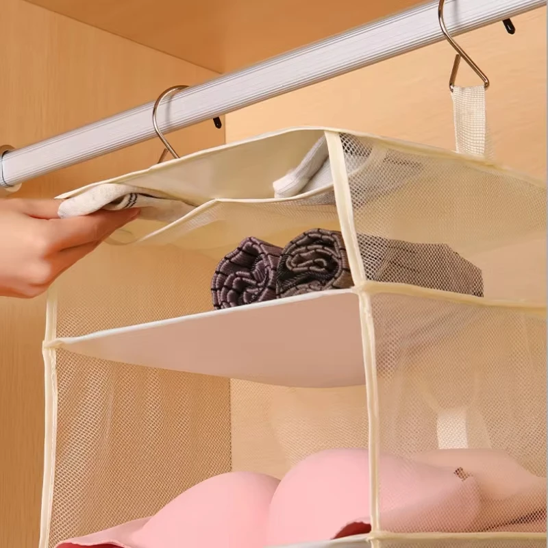 Travel Storage Bag Dormitory Wardrobe Hanging Multi Functional Clothing Underwear Socks Compression Bag