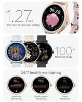 New 2025 ZZYSMART 1.27" Inch DR03 Smart Watches For Women Men Bluetooth Call IP68 Waterproof Heart Rate Blood Oxygen Smartwatch 2