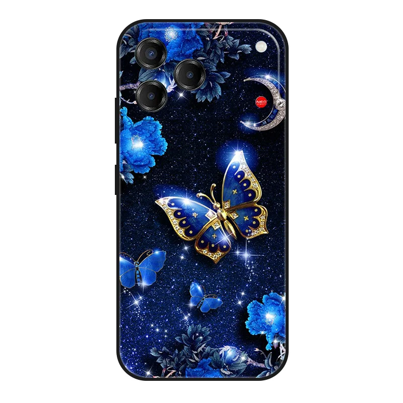 Sleek Black Matte Fashion Phone Case - Slim Soft TPU