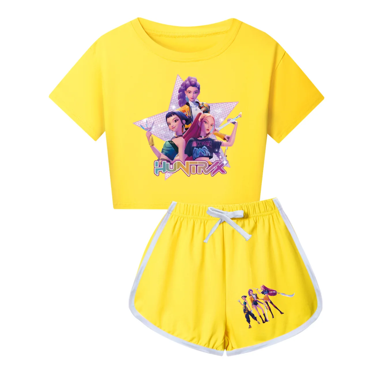 T-shirt à Manches Courtes Kpop Demon Hunters Pour Enfants, Style