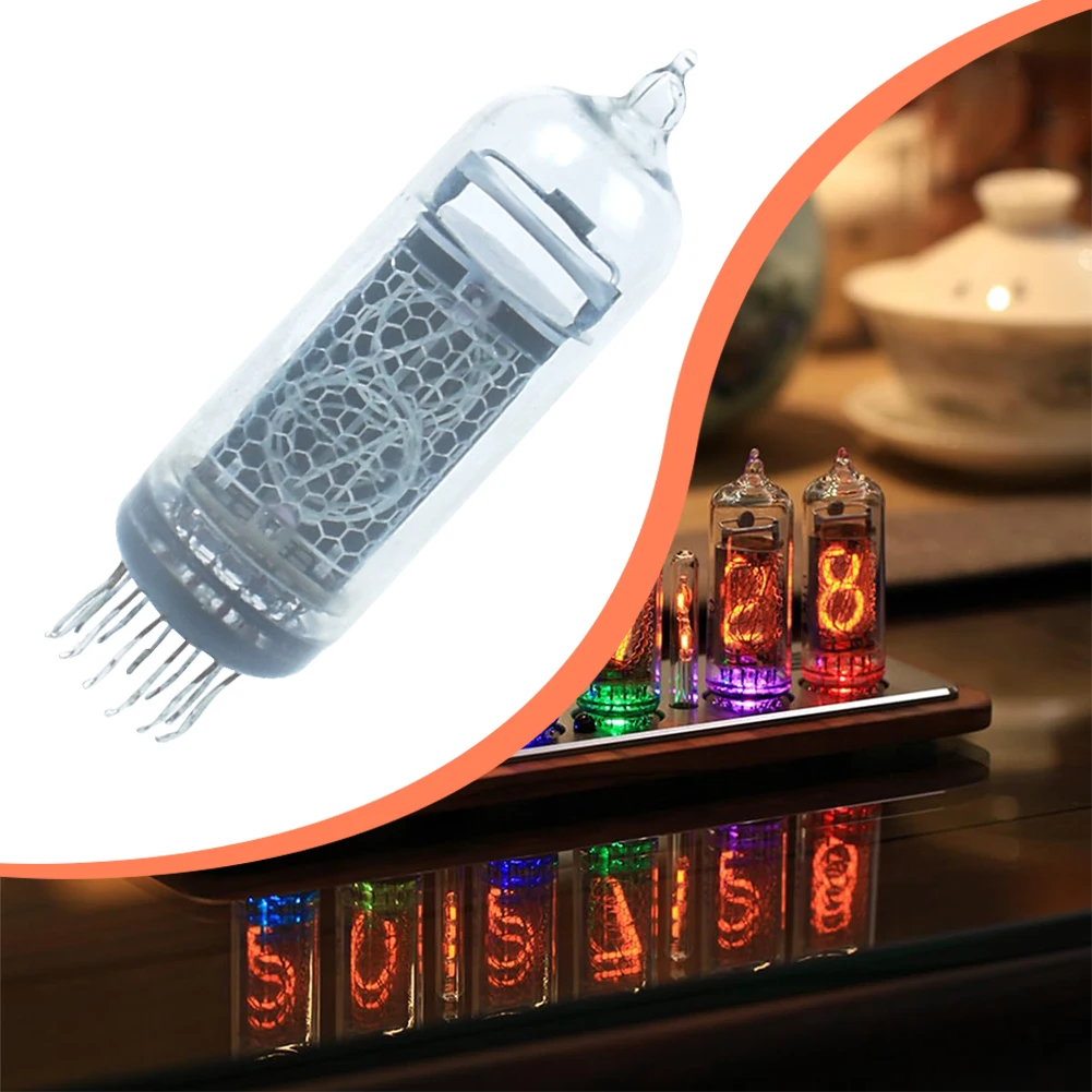 발광 튜브 형광 튜브, DIY 디지털 LED 시계 튜브, 시계 표시기용 시각 효과, IN-14