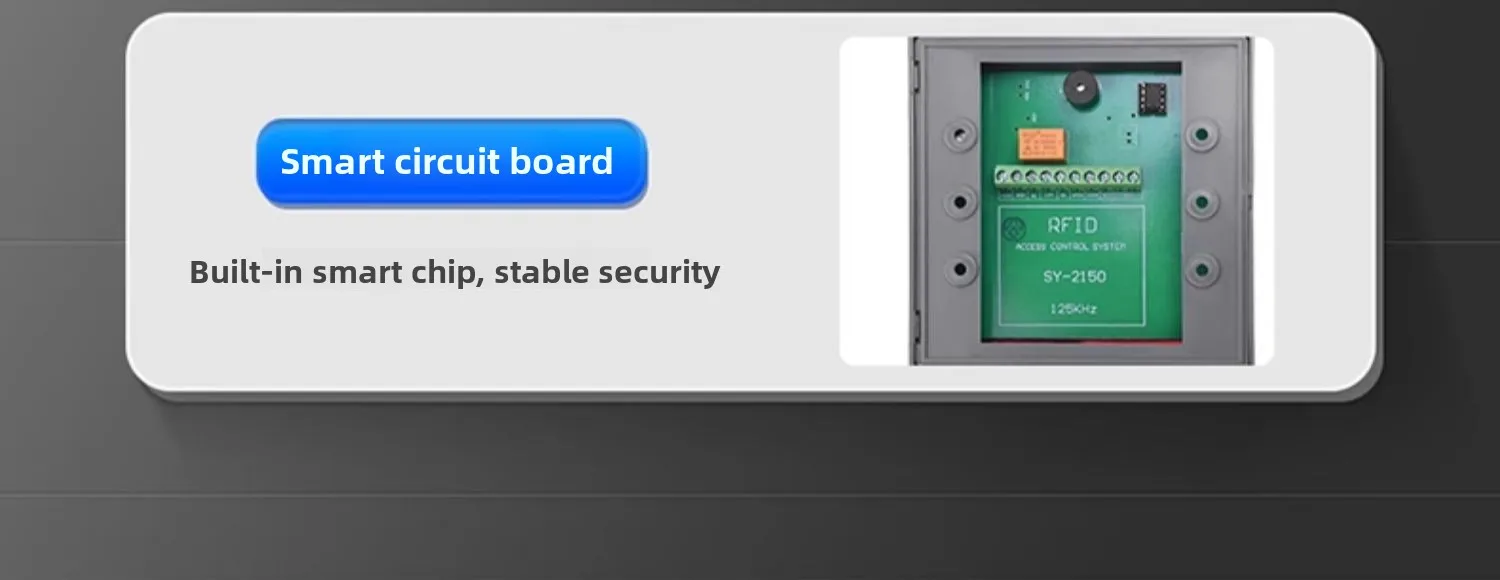 access control integrated machine card swiping password system host glass door m