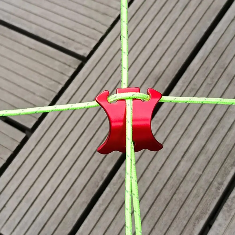 

5Pcs Wind Rope Buckle Porous Turtle Back Shape Aluminum Alloy Tent Wind Rope Buckle Outdoor Camping Tent Accessories