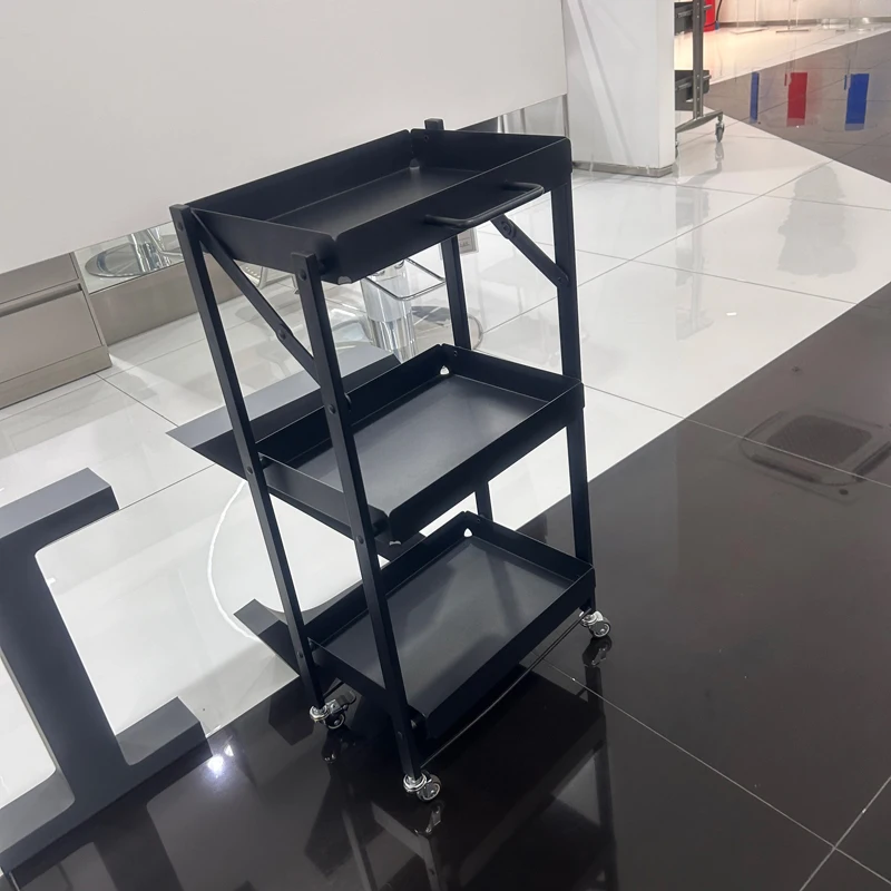 Rolling Modern Hair Salon Trolley Ruote Carrello Portautensili Professionale Manicure Carrello Portategetti Mobili Per Parrucchieri Mq50Sl