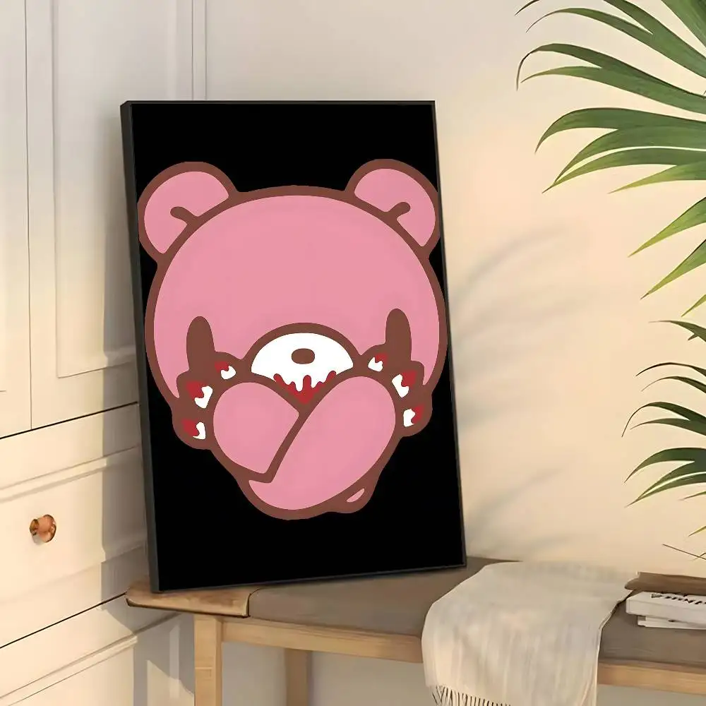Cartoon G-kümmiger Bär Poster klebrige Wand wasserdicht Zuhause Wohnzimmer Schlafzimmer Bar ästhetische Dekoration – Detail 14