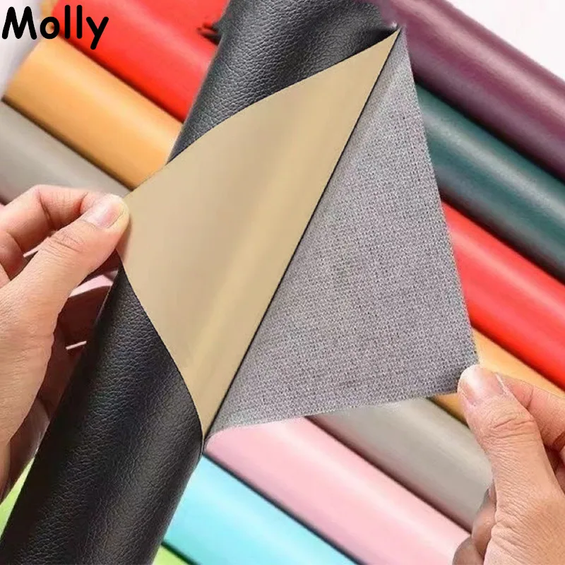 Self-Adhesive Leather Repair Tape Waterproof Wear-Resisting Leather for Furniture Car Interior Sofa Shoes Leather Fabric Sticker