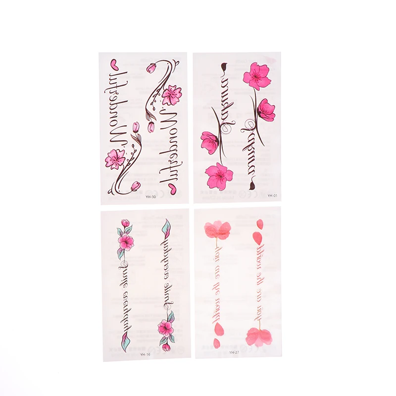 Cherry Blossom Temporary Tattoo Stickers 30 Sheets
