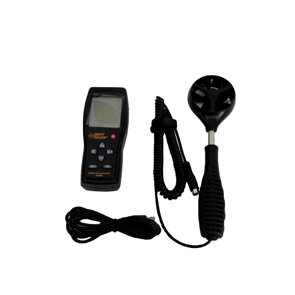 스마트 센서 AS856 디지털 풍속계 공기 흐름 측정기 풍속 테스터 HVAC 공기 속도 측정기