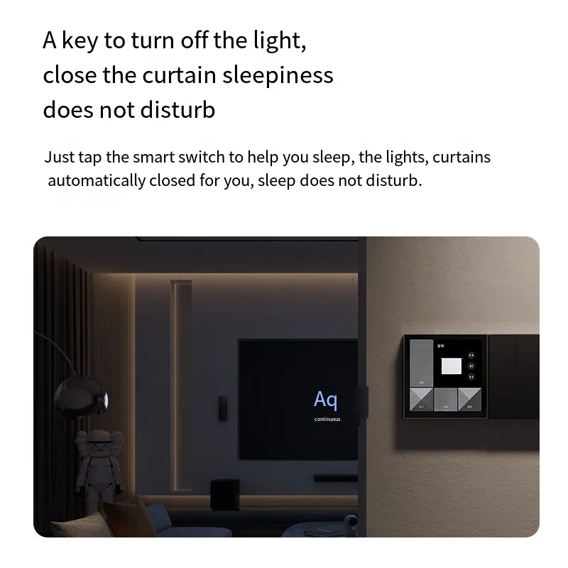 Aqara 스마트 스위치 S1E 스마트 홈 터치 컨트롤 장면 패널, LED 터치 패널, 음성 제어 원격 스위치 홈키트, Aqara 앱, 신제품