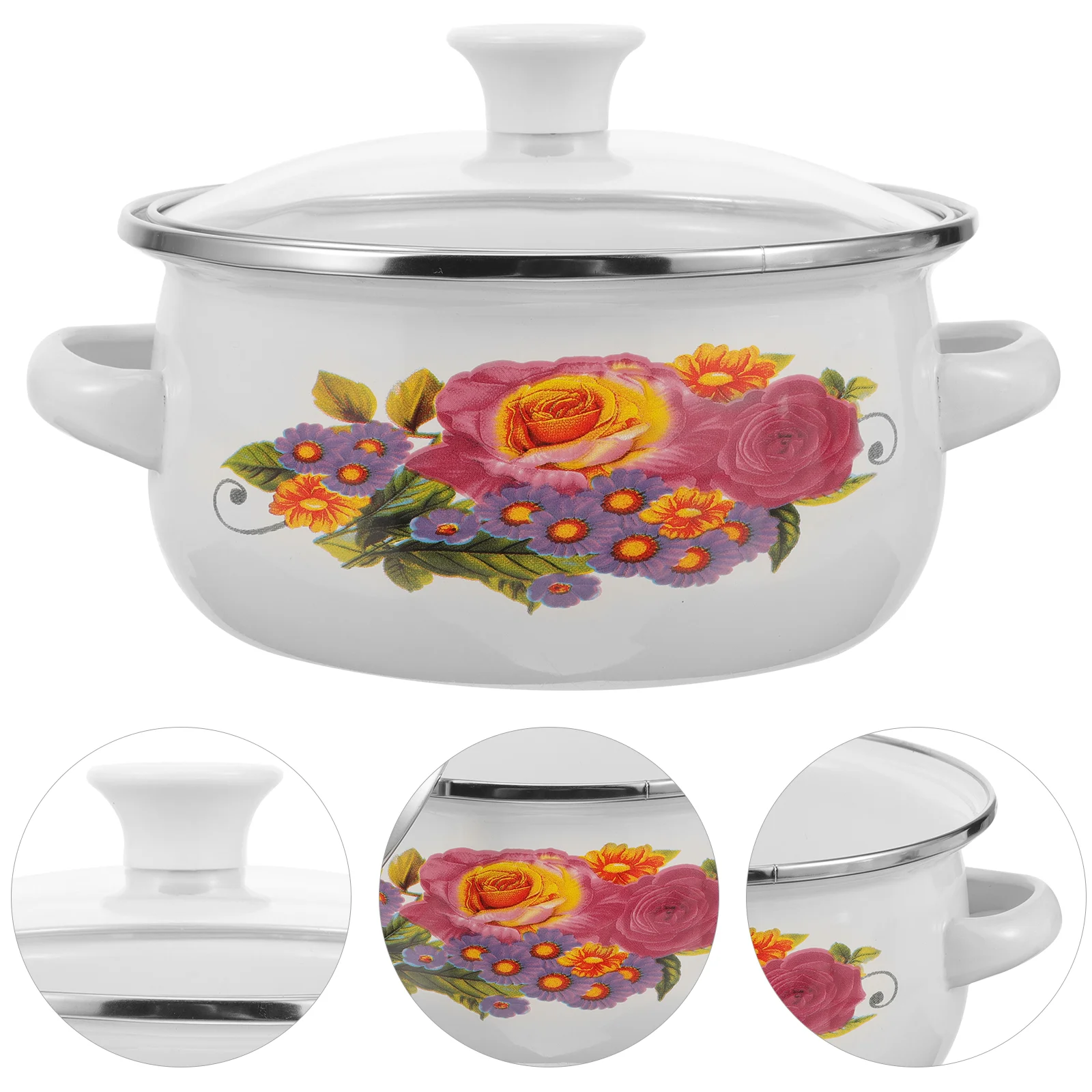 

Kitchen Stackable Noodles School Canteen with Rice Heating Enamel Small