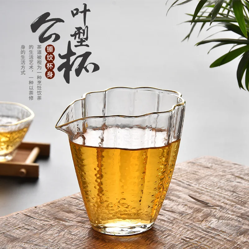 

Chinese Heat-resistant Handmade Glass Justice Cup Kungfu Tea Set Gongdaobei Strainer Infuser Teaware Coffeeware Teaware Ceremony