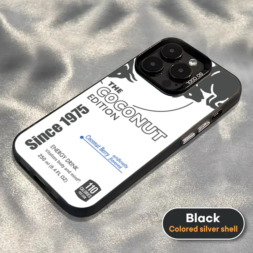 Fashion Red Anti-Fall Matte Back Phone Case