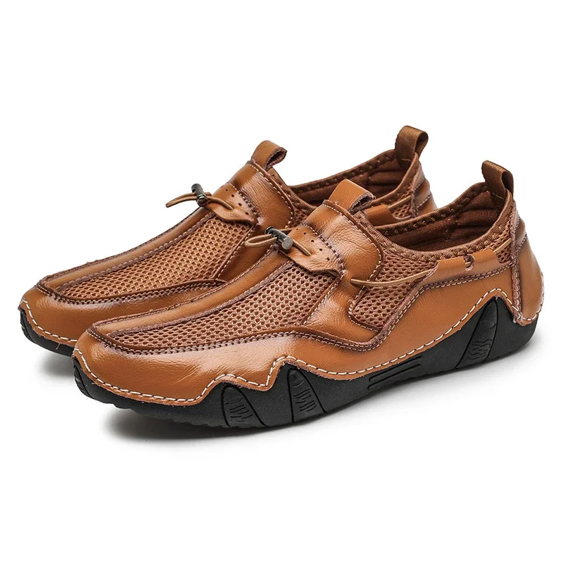 

Men Loafers Leather Casual Shoe 2024 Outdoor High Quality Comfy Drive Flats Designer Shoes Climbing Fashion Luxury Soft Shoe