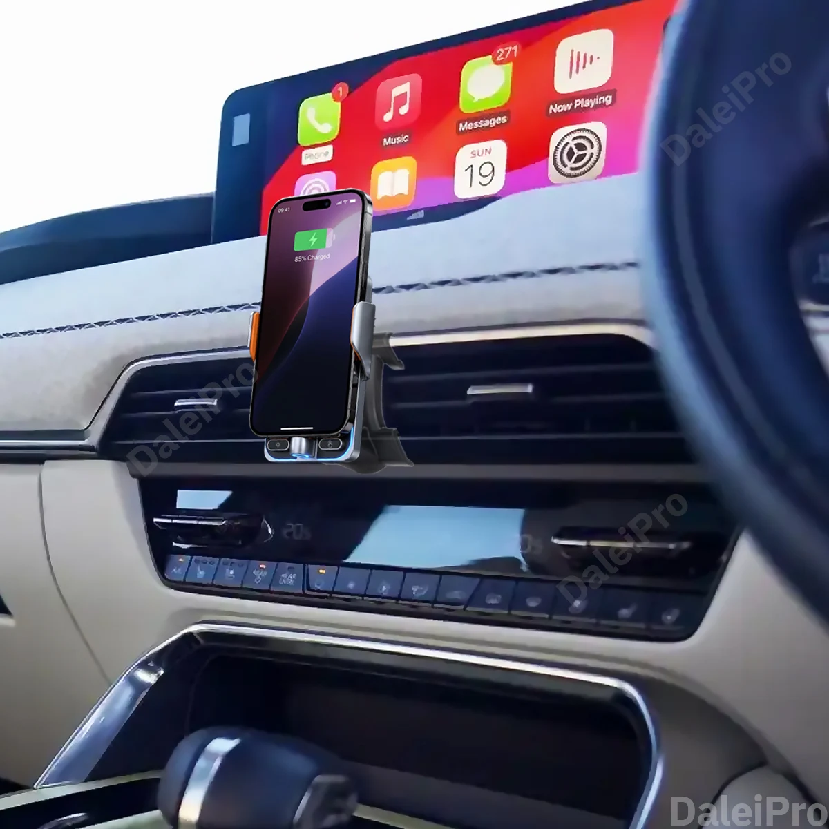 Spezieller Telefonhalter für Mazda CX-60 CX-80 CX60 CX80, magnetische Auto-Telefonhalterung, intelligente Sensorik, unsichtbare Basis für Mazda-Zubehör – Detail 2