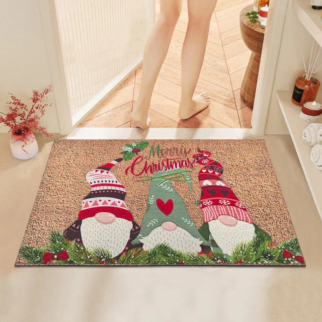 Christmas Cartoon Dwarf Door Mat 2