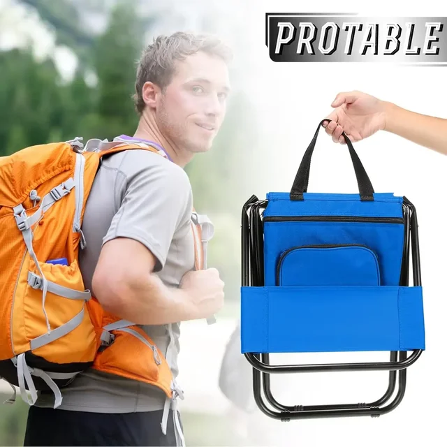 Sedia Da Campeggio Pieghevole Leggera - Portatile, Compatta, Fino A 200 Libbre Di Carico - Foto 11