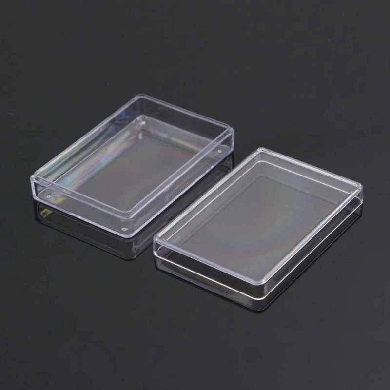 Container Box Rectangular for Case with Cover for Deck Cards Playing Card Set Storing Card Storage Holde 2