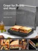 NEW Panini Press Grill, Gourmet Sandwich Maker, Electric Indoor Grill with Non-Stick Cooking Plate and Removable Drip Tray 4