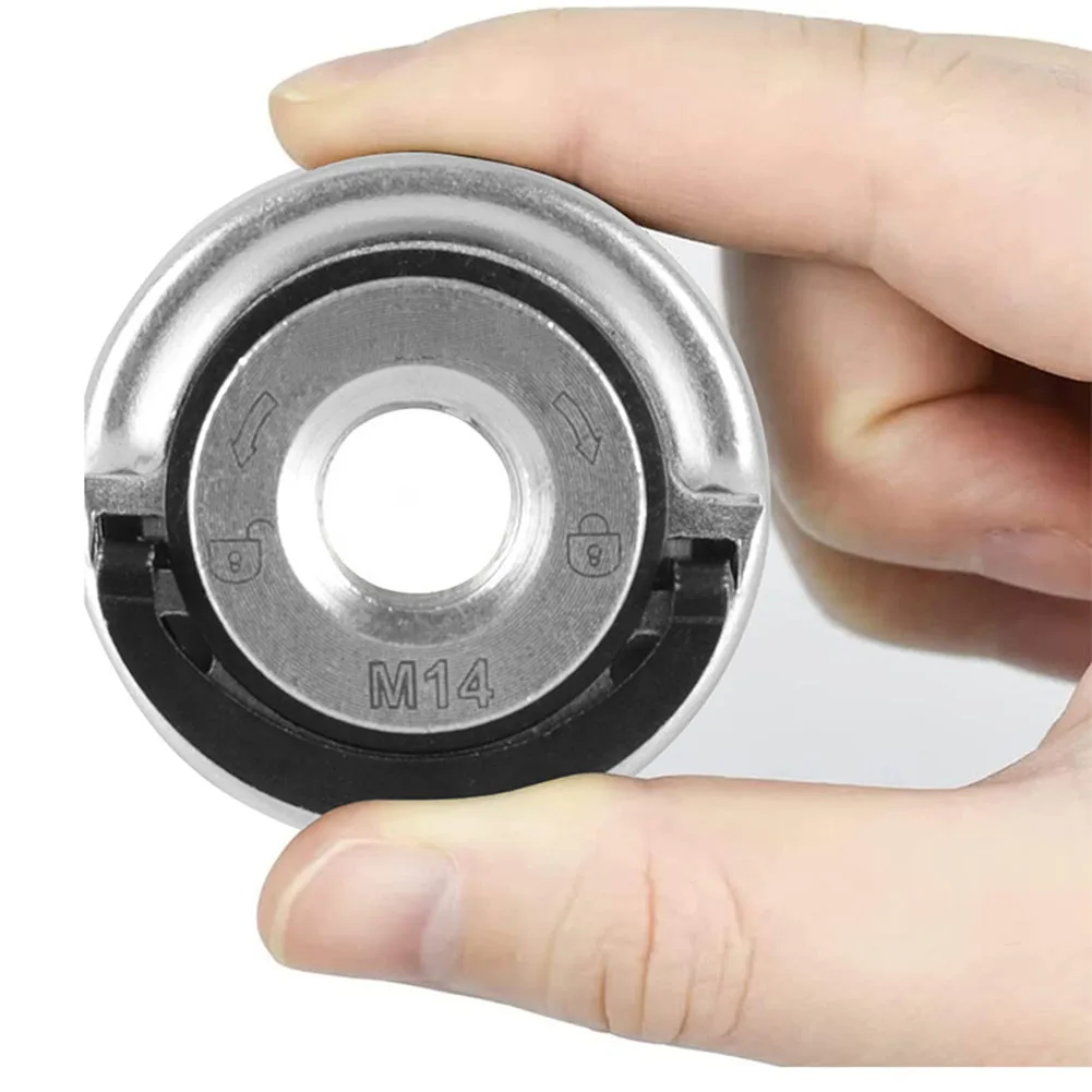 1/2/3PCS  Quick Release Flange Nut M14 Thread Angle Grinder Release Locking Nut Pressing Plate For Angle Grinder Clamping Flange
