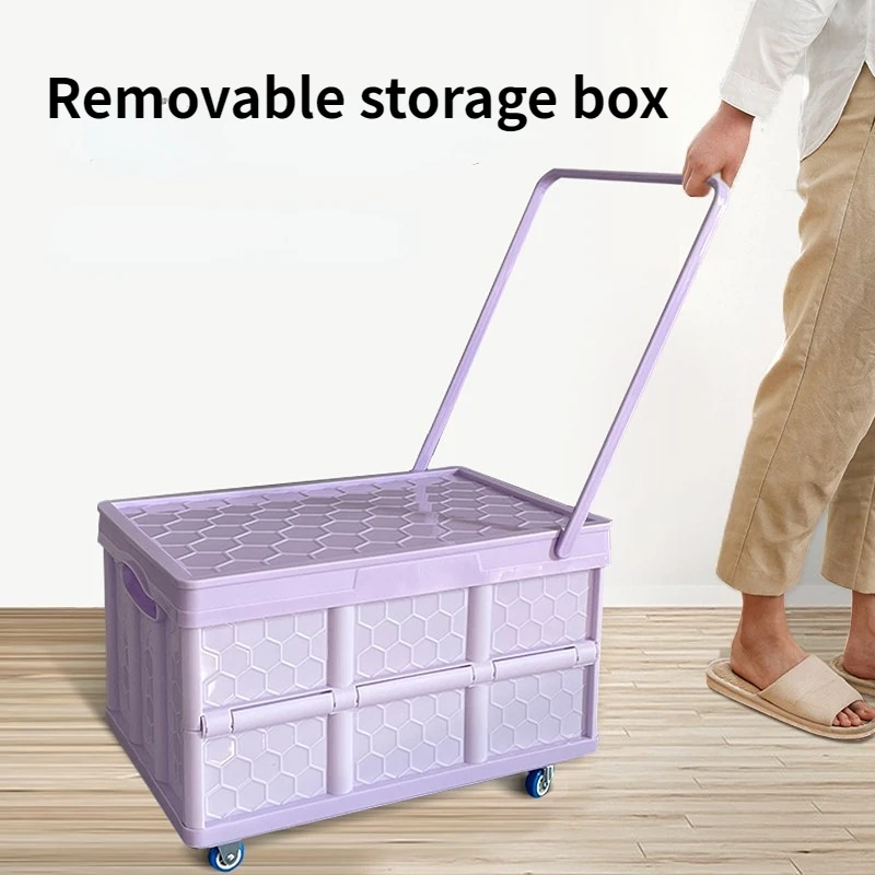 

Student Book Box, Foldable, Removable, Storage Containers, Makeup Organizer, Home, Dormitory, Classroom, Trolley