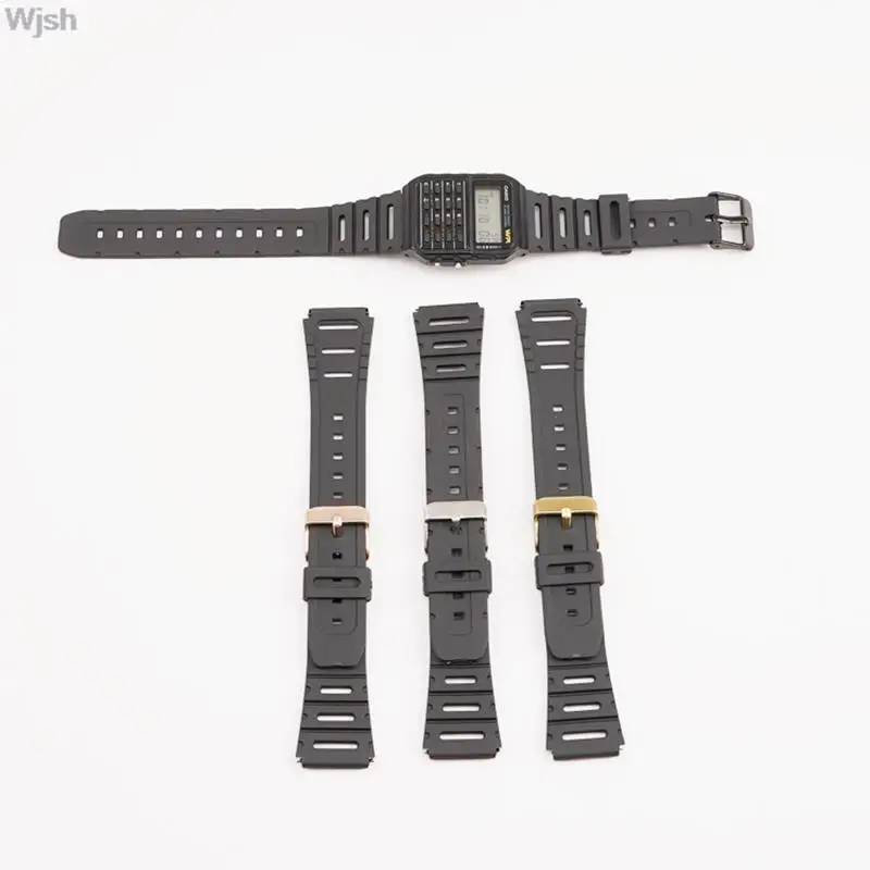 Cinturino Da 22Mm Per Casio Ca-53W Ca-61W Ft-100W W-520U W-720G Cinturino Da Polso Morbido In Tpu Ft100W Cinturino Da Polso Di Ricambio