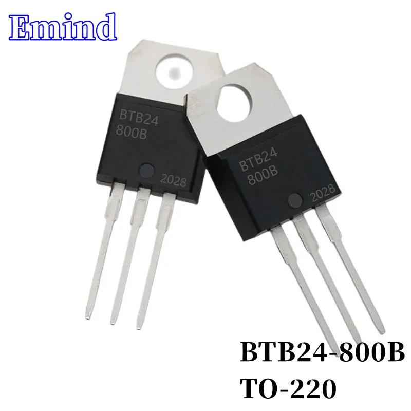 

20/50/100/200/500 шт. BTB24-800B BTB24 Triac 24A/800V TO-220 DIP Тиристор с большим чипом