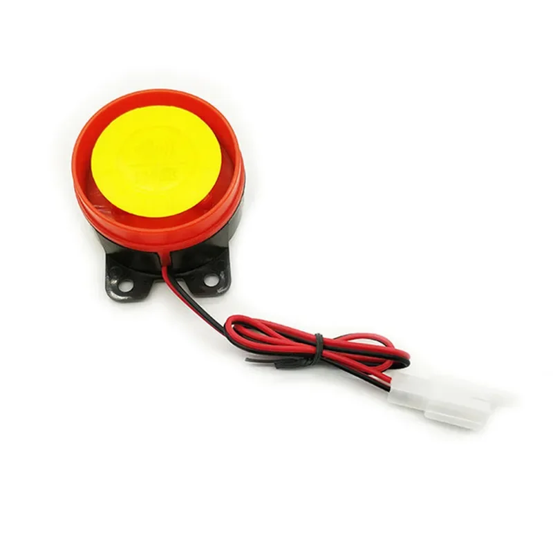 12V Motorcycle Alarm System Remote Control Speaker 125db Security Warning Alert Set Electric Bicycle Pit Dirt Bike Accessories