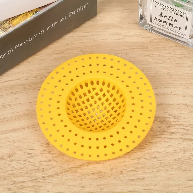 Anti-Blocking Hair Stopper Trap Shower Floor Drain Covers Sink Strainer Bath Catcher Filter Bathroom Kitchen Accessories sink filter sink strainer shower drain catcher floor drain filter hair drain catcher hair drain filter floor drain hair catcher drain hair catcher floor drain hair filter silicone floor drain cover