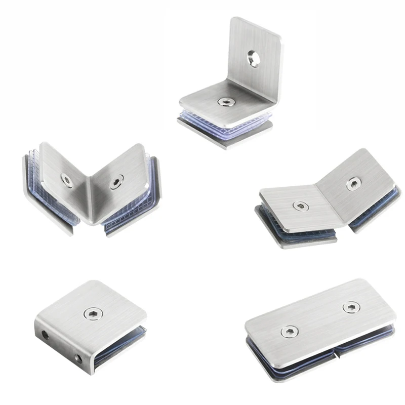 Ss304 Glass Connection Clip Bathroom Fixed Angle Code Bathroom Clip Shower Room Accessories Fixed Code Partition