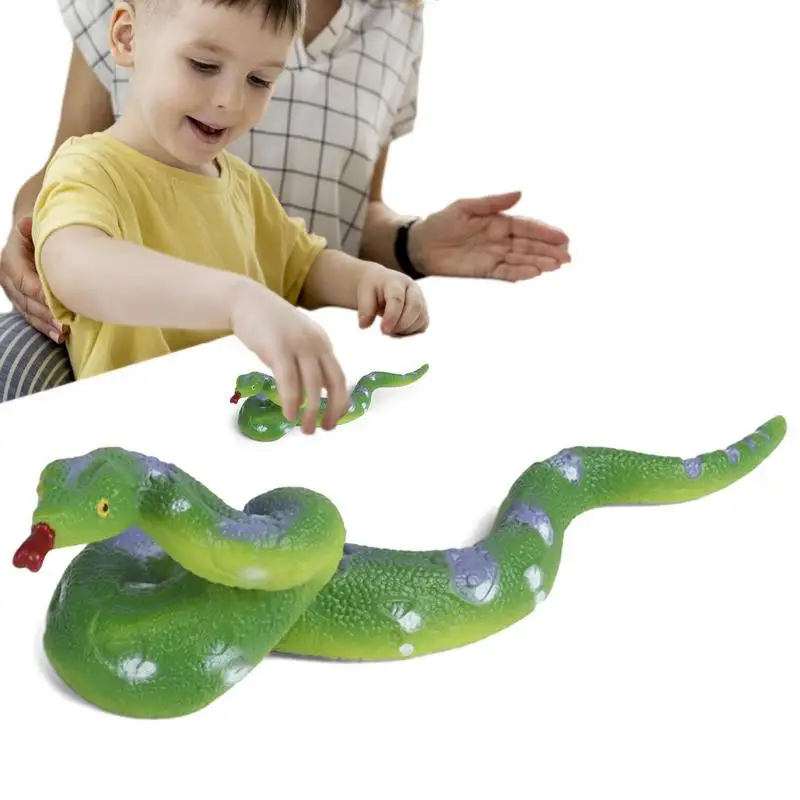 Realistic Snake Toy Realistic Snakes Animal Toy Solid Pythons Figures ...